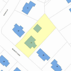 31 Randlett Park, Newton MA  02465-1716 plot plan