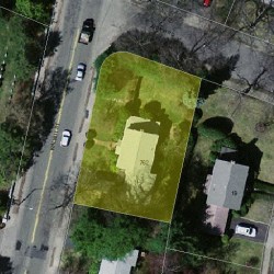 762 Walnut St, Newton MA 02459-1717 aerial view