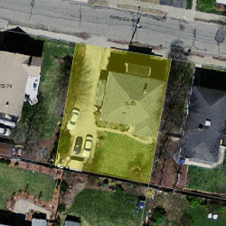 78 Warwick Rd, Newton MA 02465-1724 aerial view