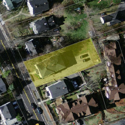 310 Langley Rd, Newton MA  02459-2351 aerial view