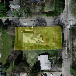 195 Prince St, Newton MA 02465-2605 aerial view