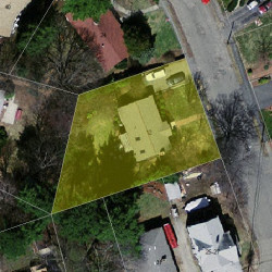 12 Bencliffe Cir, Newton MA  02466-1101 aerial view