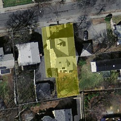 12 Madison Ave, Newton MA 02460-1905 aerial view