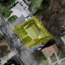 11 Randlett Park, Newton MA 02465-1716 aerial view