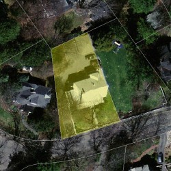 37 Fairfax St, Newton MA  02465-2606 aerial view