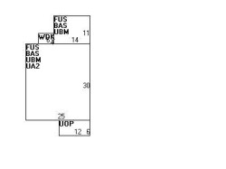 11 Clinton St, Newton MA  02458-1211 floor plan