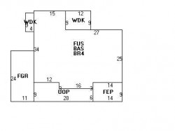 65 Hancock Ave, Newton MA 02459-1746 floor plan