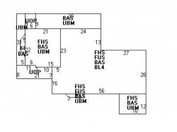 65 Sylvan Ave, Newton MA 02465-3025 floor plan