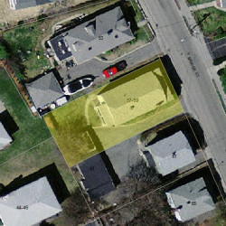 57 Bridge St, Newton MA 02458-1103 aerial view