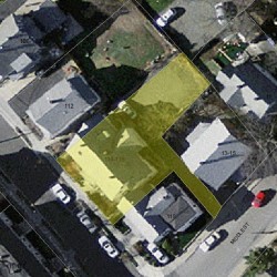 114 West St, Newton MA 02458-1327 aerial view