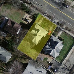 168 Tremont St, Newton MA 02458-2133 aerial view