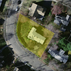 20 Village Cir, Newton MA 02459-3071 aerial view