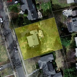 136 Gordon Rd, Newton MA 02468-1227 aerial view