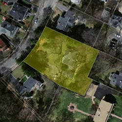 24 Hawthorne Ave, Newton MA 02466-2806 aerial view