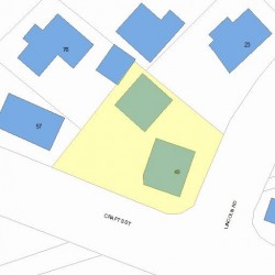 49 Crafts St, Newton MA 02458-1256 plot plan