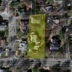 955 Beacon St, Newton MA 02459-1721 aerial view