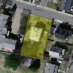 10 Cherry Pl, Newton MA  02465-1506 aerial view