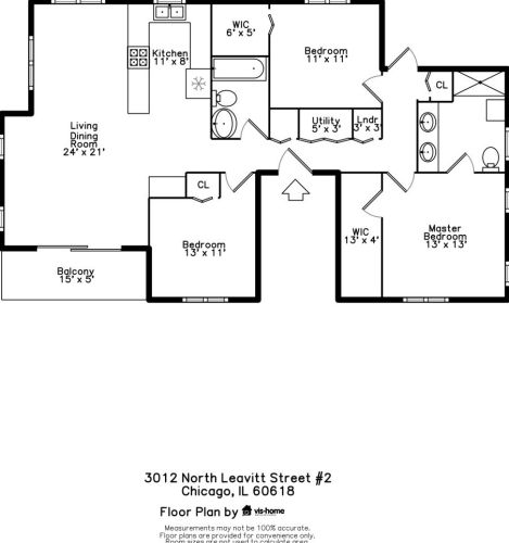 3012 Leavitt St, Chicago IL 60618-8114 exterior