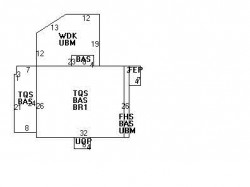 46 Greenlawn Ave, Newton MA 02459-1714 floor plan