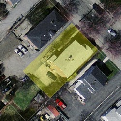 153 Adams St, Newton MA 02458-1252 aerial view