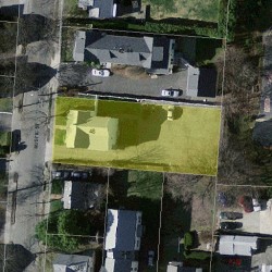 48 Rustic St, Newton MA  02458-1024 aerial view