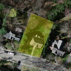 25 Bruce Ln, Newton MA 02458-2615 aerial view