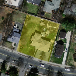 447 Crafts St, Newton MA  02465-1735 aerial view