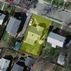 56 Carl St, Newton MA 02461-1906 aerial view
