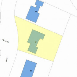 62 Day St, Newton MA 02466-2917 plot plan
