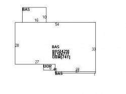 119 Brandeis Rd, Newton MA 02459-2707 floor plan