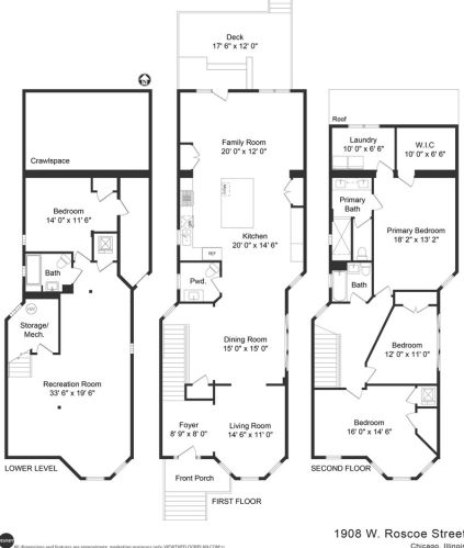 1908 Roscoe St, Chicago IL 60618-6245 exterior