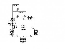 38 Elm St, Newton MA 02465-1806 floor plan