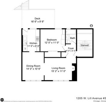 1205 Lill Ave, Chicago IL  60614-9256 exterior