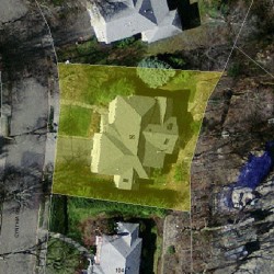 96 Cynthia Rd, Newton MA 02459-2834 aerial view