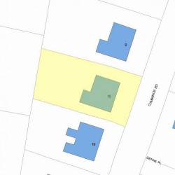 15 Cummings Rd, Newton MA 02459-1734 plot plan