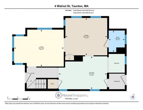 4 Walnut St, Taunton MA 02780-4255 exterior