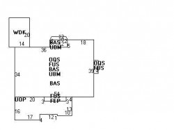 293 Franklin St, Newton MA 02458-2302 floor plan