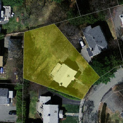 25 Fordham Rd, Newton MA 02465-1206 aerial view