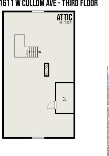 1611 Cullom Ave, Chicago IL 60613-1116 exterior