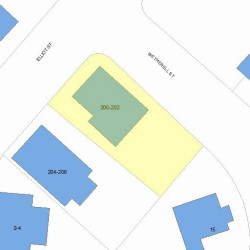 200 Elliot St, Newton MA  02464-1249 plot plan