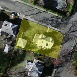 4 George St, Newton MA 02458-2309 aerial view