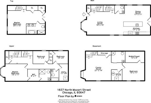 1837 Mozart St, Chicago IL 60647-5111 exterior