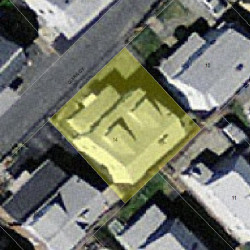 14 Quirk Ct, Newton MA  02458-1224 aerial view