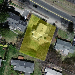 1238 Commonwealth Ave, Newton MA  02465-2911 aerial view
