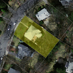 238 Dorset Rd, Newton MA 02468-1428 aerial view