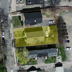 268 Melrose St, Newton MA  02466-1904 aerial view