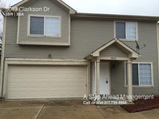 5013 Clarkson Dr, Indianapolis IN  46254-7100 exterior