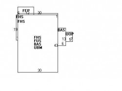 693 Centre St, Newton MA 02458-2342 floor plan