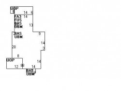 90 Floral St, Newton MA  02461-1523 floor plan