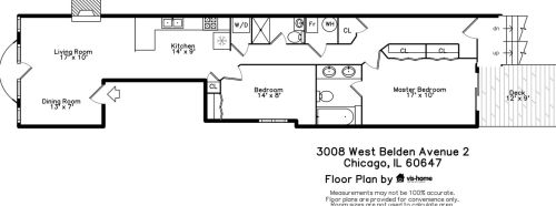 3008 Belden Ave, Chicago IL  60647-2804 exterior